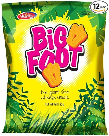 Holiday Big Foot Cheese Snack 3pk