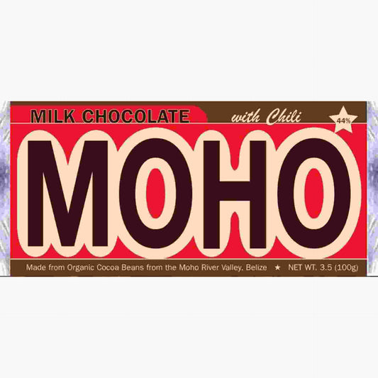 Moho 44% Chili Milk Chocolate Bar