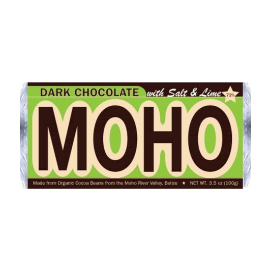 Moho Salt and Lime Dark Chocolate 72% Bar