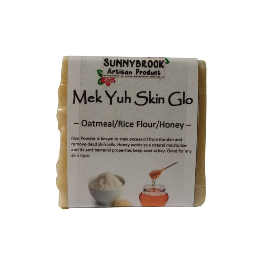 Mek Yuh Skin Glow Oatmeal Rice Honey Soap Bar