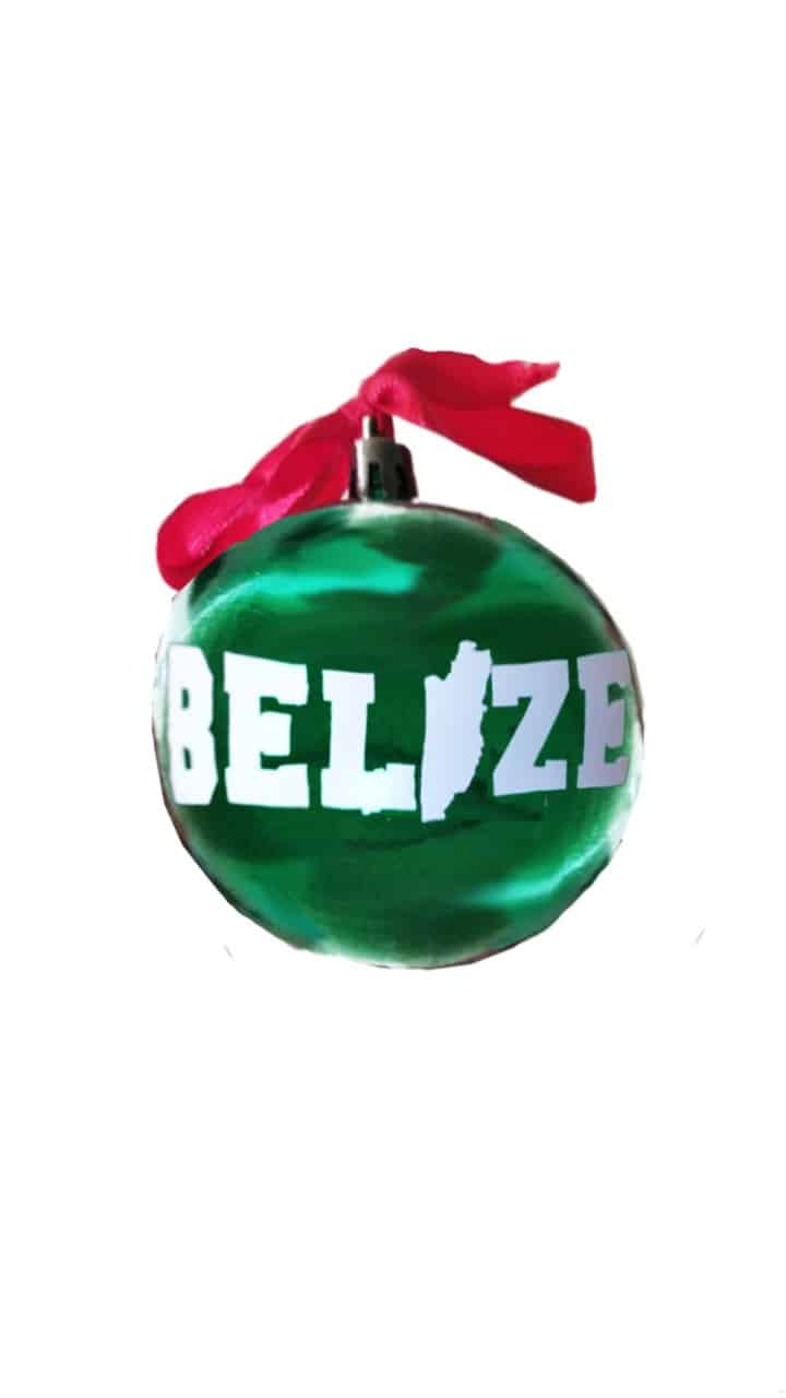 Belize Christmas Ball Ornament