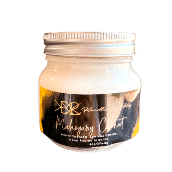 Kandles By Kay Mahogany Coconut Belize Candle