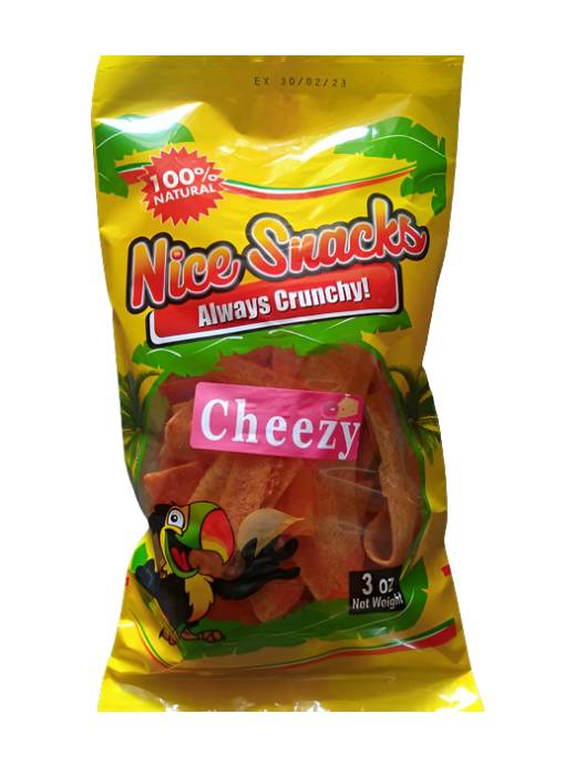 Nice Snacks Cheezy Plantain Chips 100% Natural